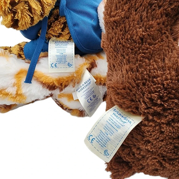 Lot of Girl Scouts Build a Bears Teddy Bear S'mores Thin Mint Cookie Samoas Trio - Picture 11 of 12